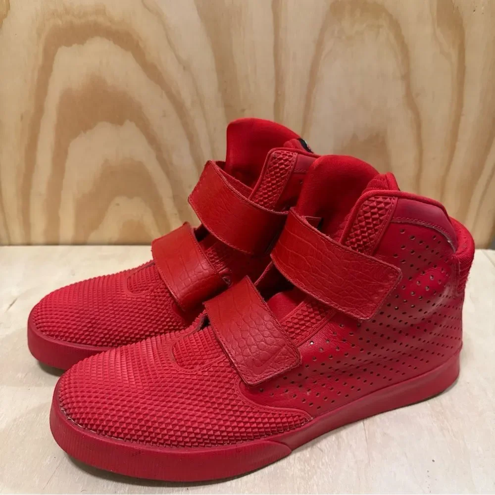 2014 Nike Flystepper 2K3 Prm University Red Chrome sneaker in size 13.